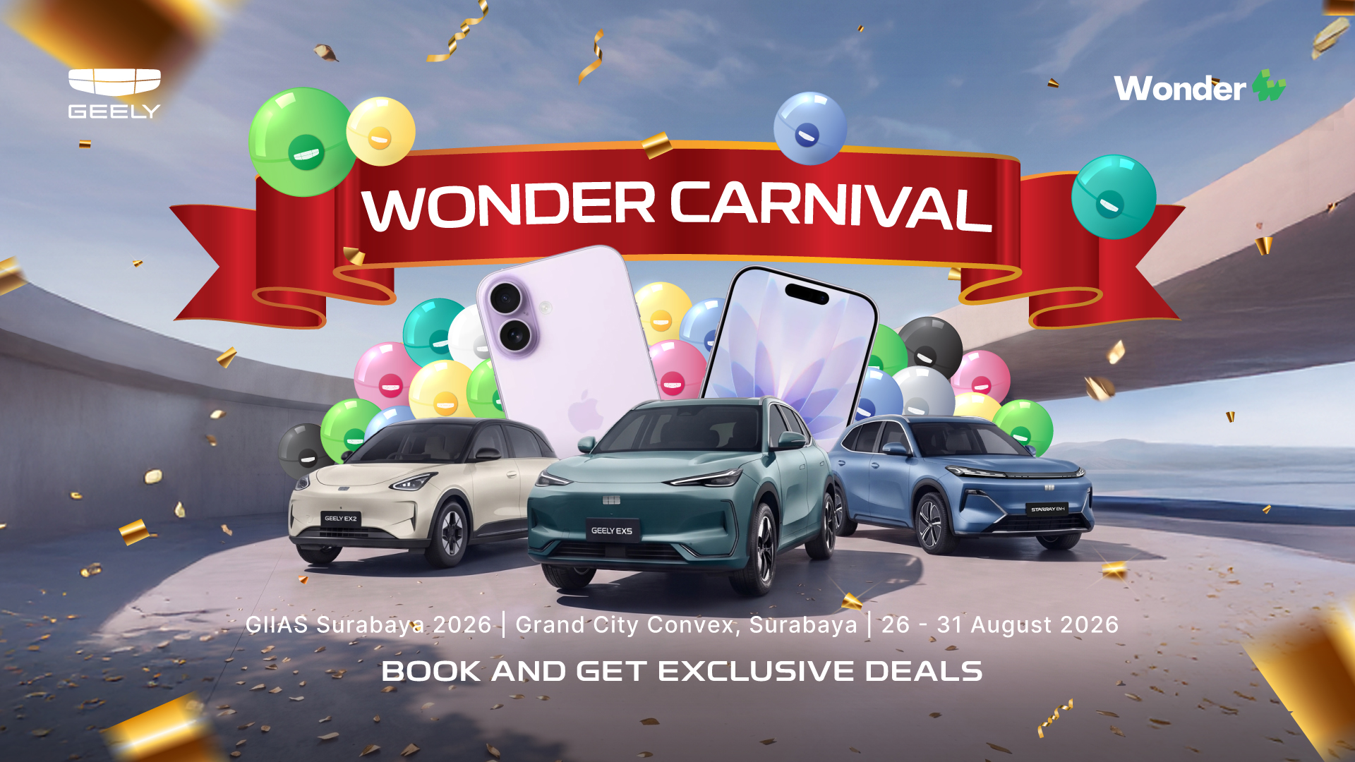 Geely Wonder Group | Geely Wonder GIIAS 2026 Lucky Draw iPhone 17