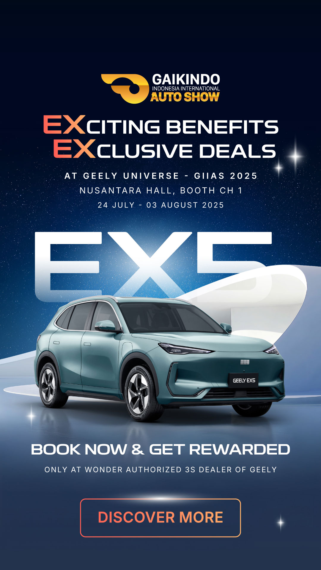 Geely Wonder Group | Book the Geely EX5 Now