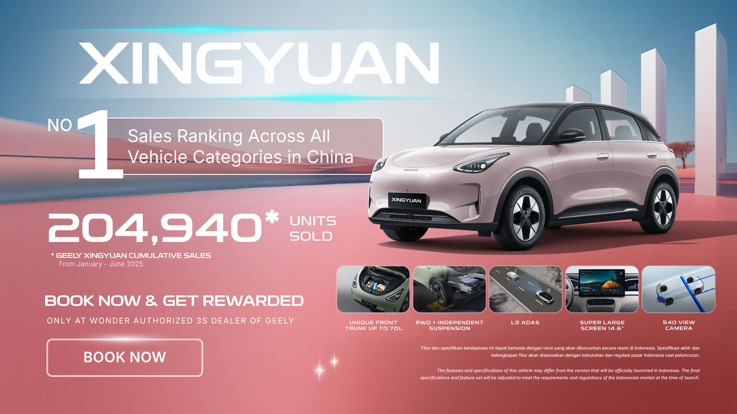 Geely Wonder Group | Book the Geely STARRAY EM-i Now